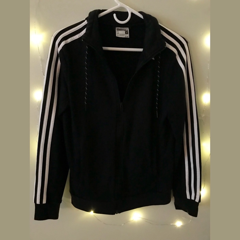Black Trending Adidas Zip-Up